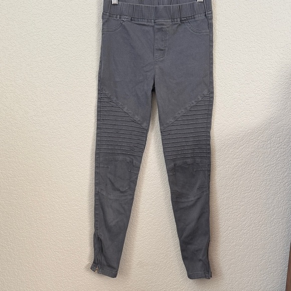 Umgee Denim - Umgee Moto Skinny Jean Stretch Gray size Small